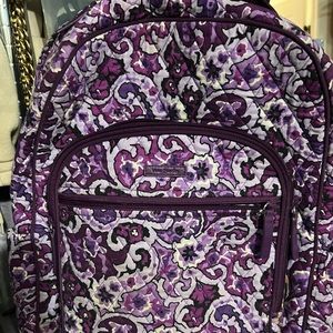 Vera Bradley floral backpack  tote zipper broke